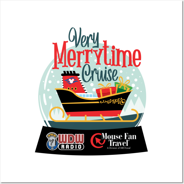 WDW Radio Very Merrytime Cruise Logo Wall Art by wdwradio